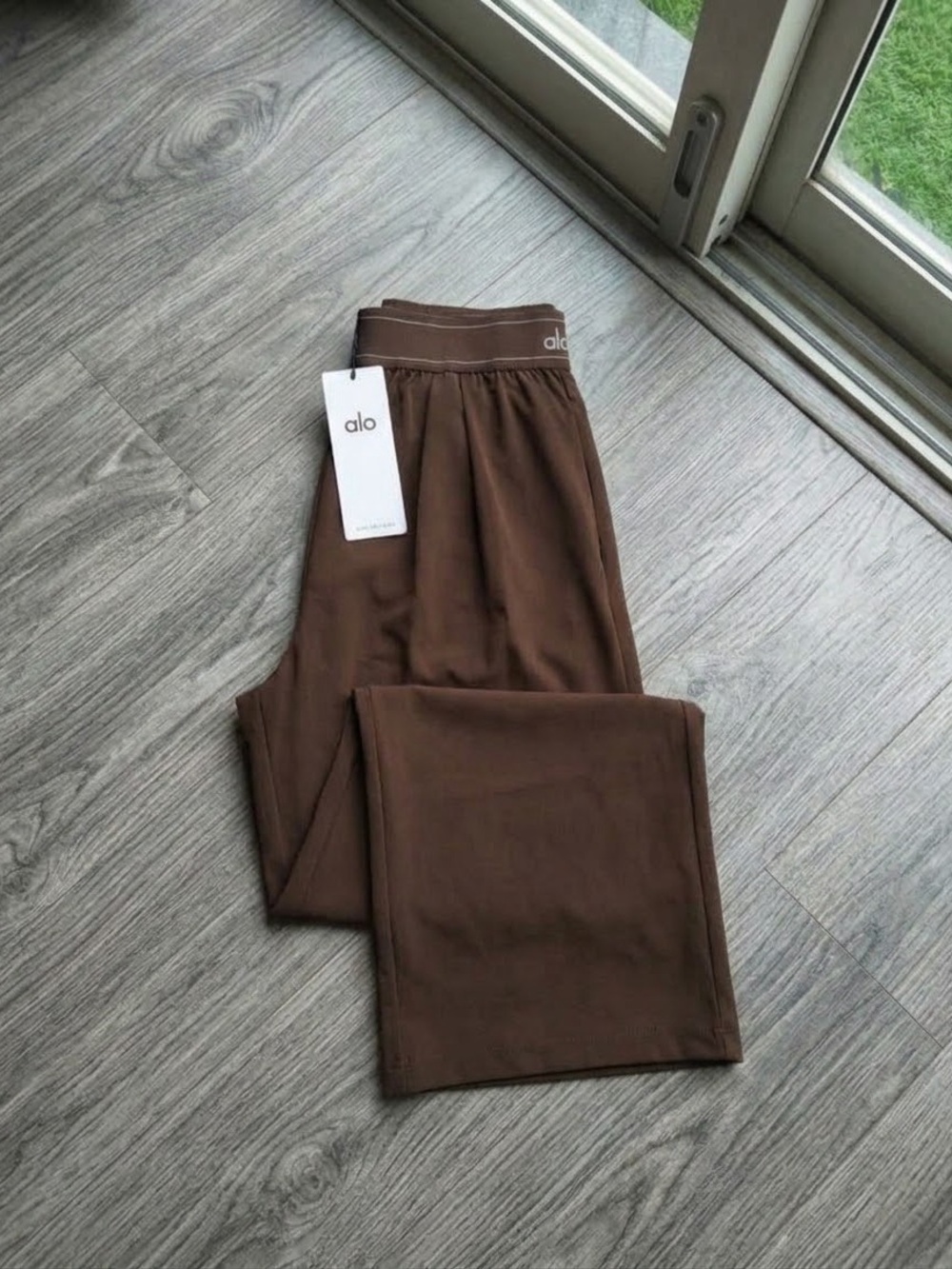 Alo Yoga Espresso Suit Up Casual Daily Trouser High Quality(Regular XS-L)🏡🌟NWT